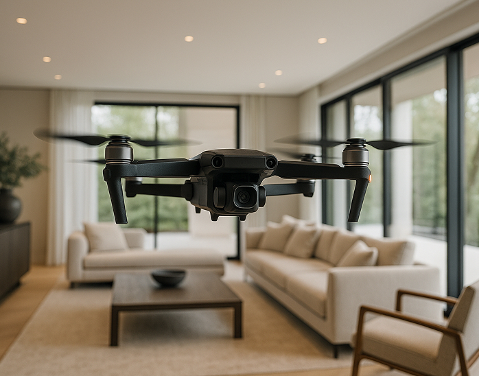 Vuela a través de drones